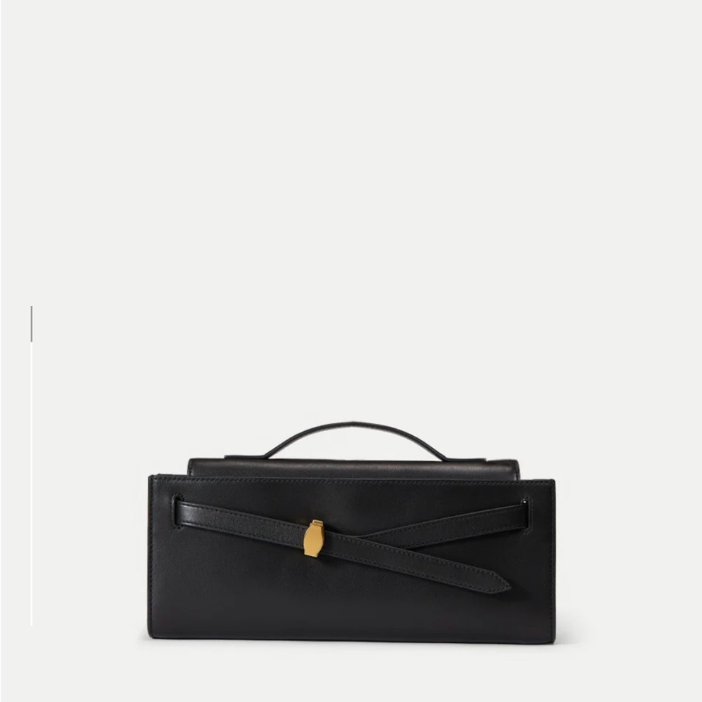 BNWT Veronica Beard Black Dash Clutch